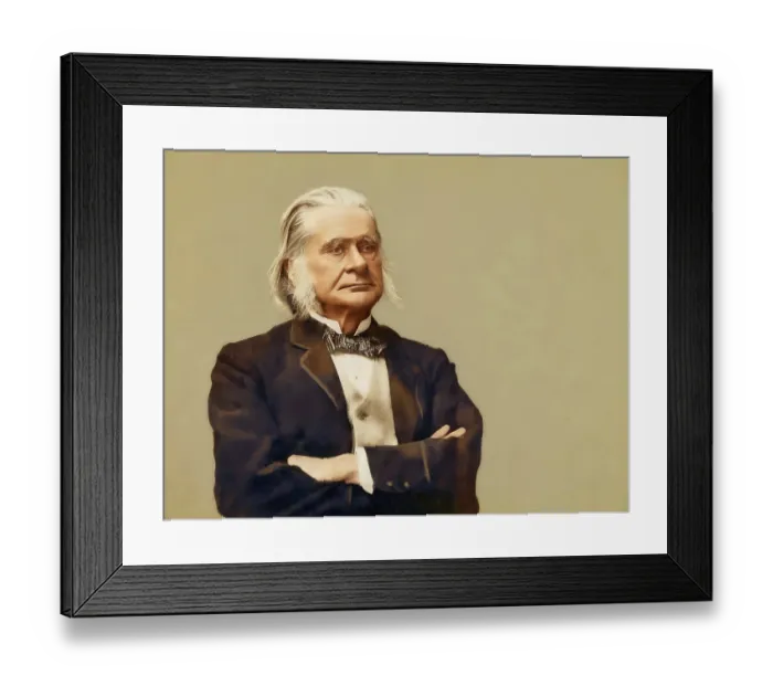 Framed Print : Thomas Henry Huxley, 1825 - 1895