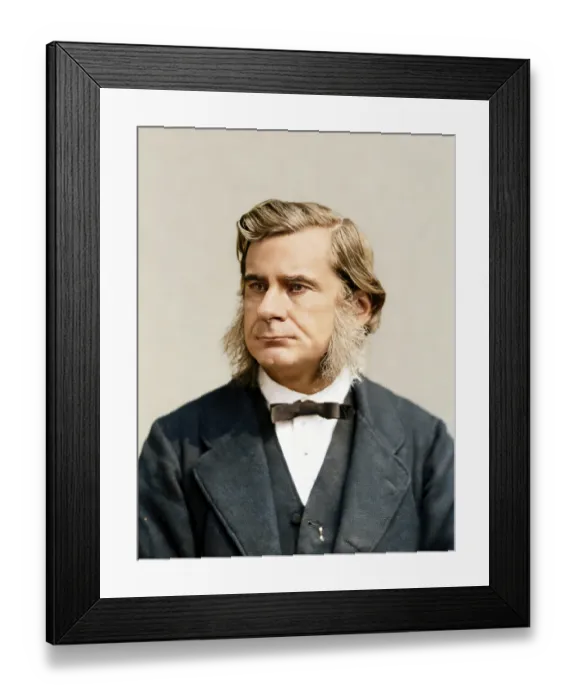 Framed Print : Thomas Henry Huxley, 1825 - 1895