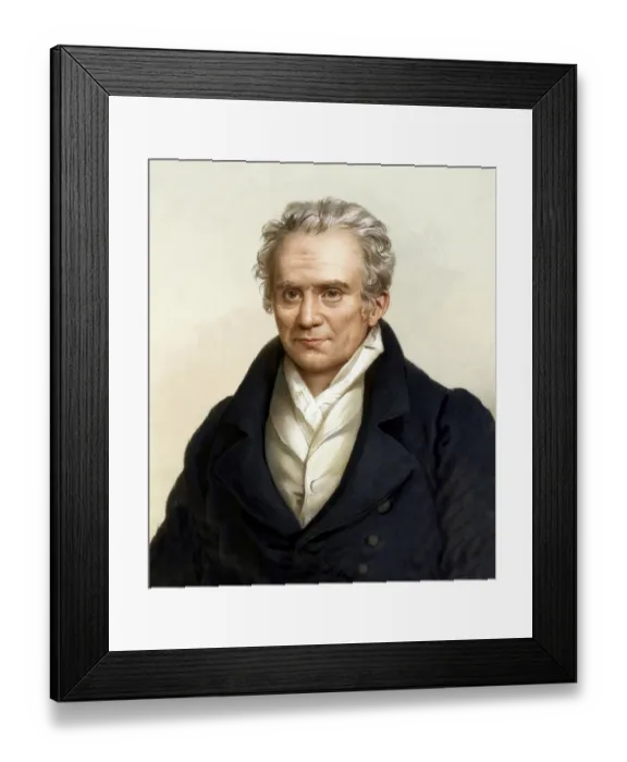 Framed Print : Gaspard Monge, Comte de Peluse