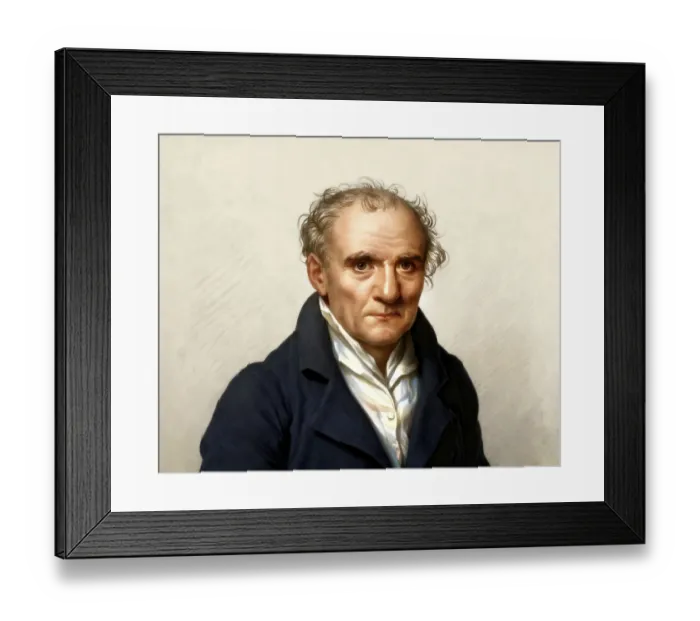 Framed Print : Gaspard Monge, Comte de Peluse