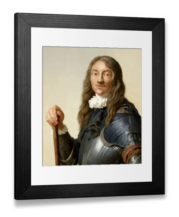 Framed Print : Portrait of Peter the Great, Peter I or Pyotr Alexeyevich Romanov
