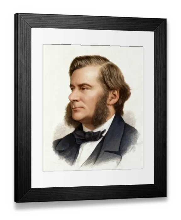Framed Print : Thomas Henry Huxley, 1825 - 1895