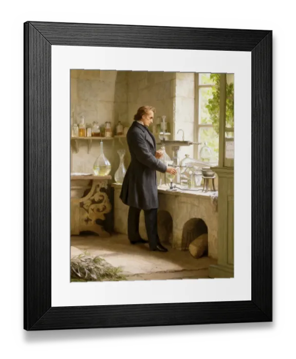 Framed Print : Justus Freiherr von Liebig, German chemist and scientist