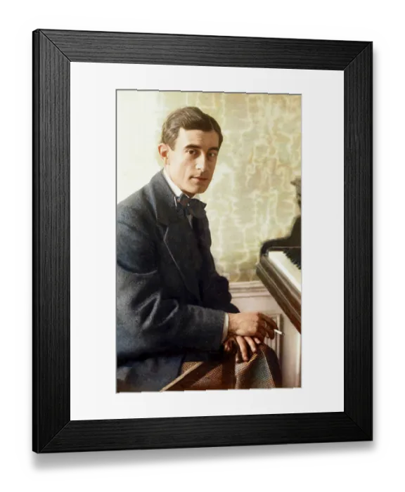 Framed Print : Joseph Maurice Ravel, 1875 - 1937