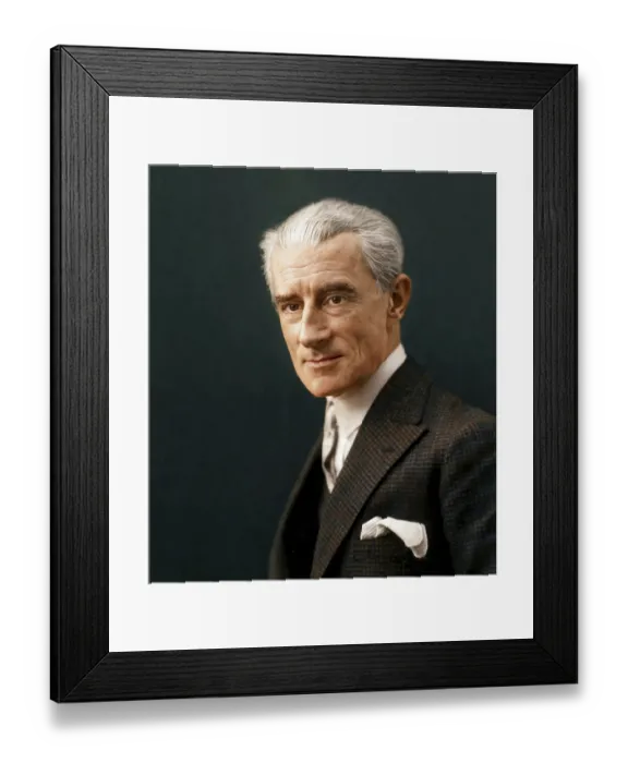 Framed Print : Joseph Maurice Ravel, 1875 - 1937
