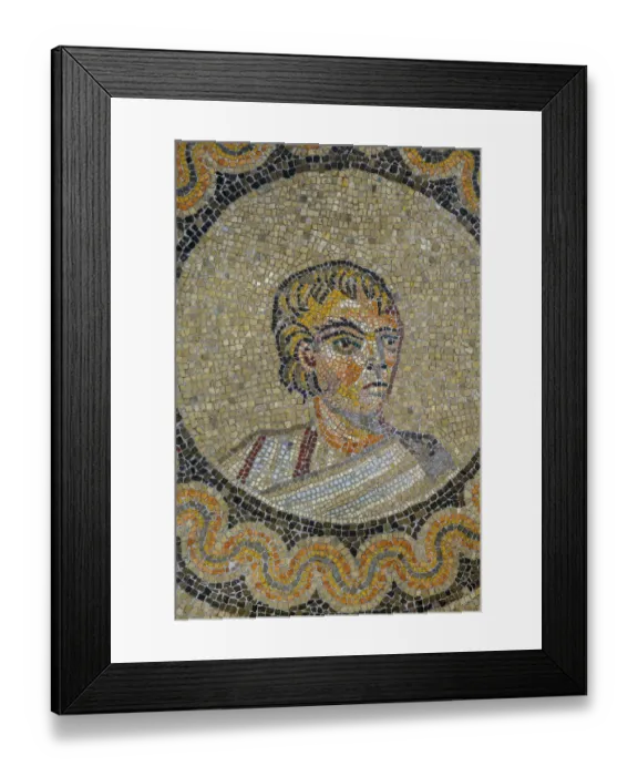 Framed Print : Floor mosaic, Basilica of Santa Maria Assunta of Aquileia