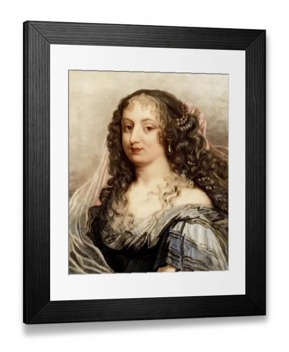 Framed Print : Marie de Rabutin-Chantal, marquise de Sevigne