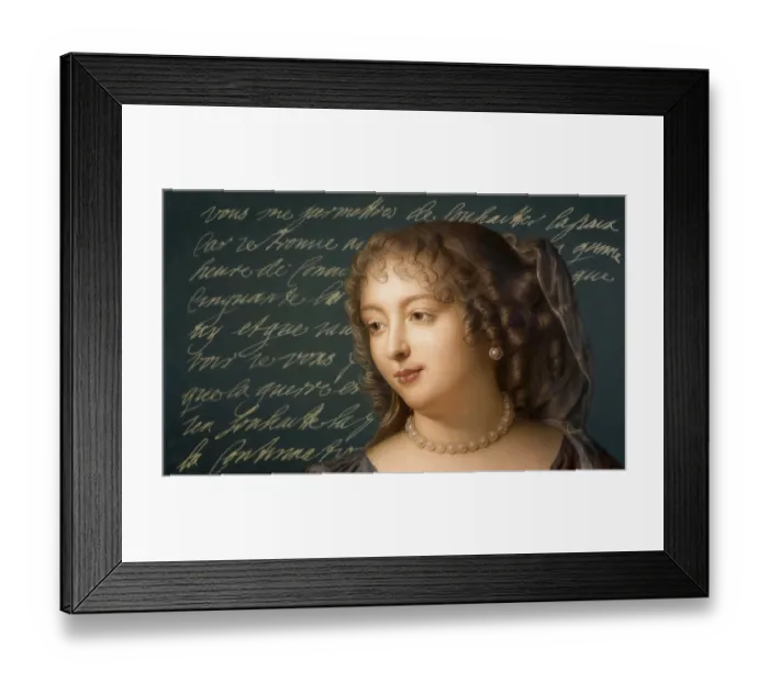 Framed Print : Marie de Rabutin-Chantal, marquise de Sevigne Framed Print : Marie de Rabutin-Chantal, marquise de Sevigne