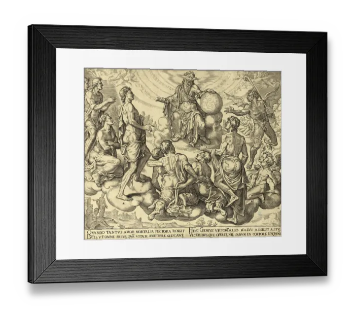 Framed Print : Biblical story of Job