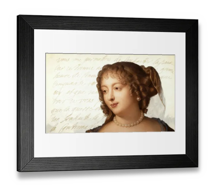 Framed Print : Marie de Rabutin-Chantal, marquise de Sevigne