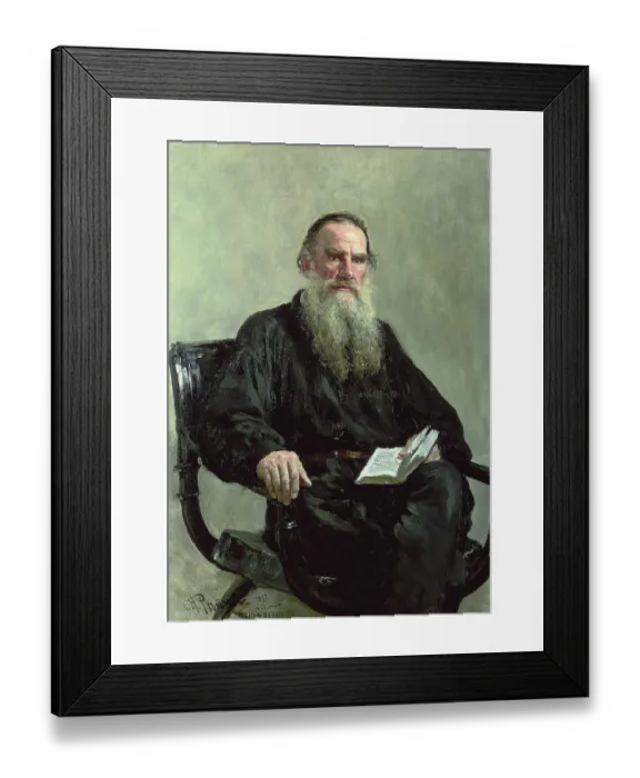 Framed Print : Leo Tolstoy (1828-1910), Russian writer