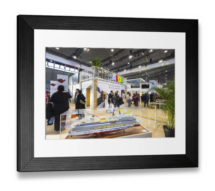 Framed Print : Caravan - Motor - Tourism trade fair in Stuttgart Framed Print : Caravan - Motor - Tourism trade fair in Stuttgart