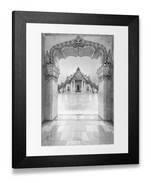 Framed Print : Marble temple, made of Carrara marble