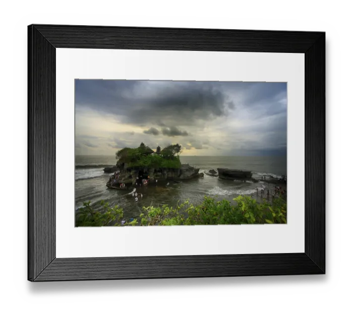 Framed Print : The Tanah Lot Temple, the most important hindu temple of Bali Framed Print : The Tanah Lot Temple, the most important hindu temple of Bali