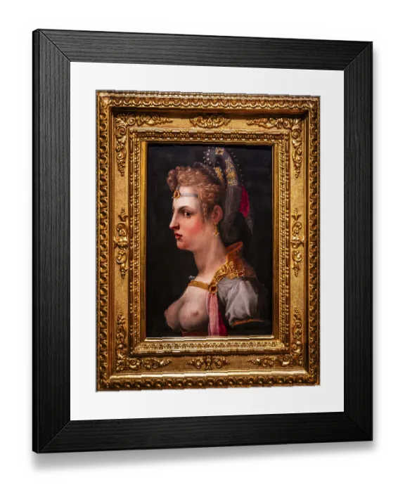 Framed Print : Female bust - Venus Victrix, Michele di Jacopo Tosini
