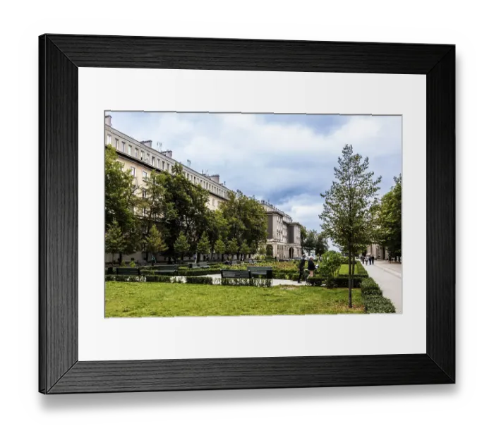 Framed Print : Nova Huta, Socialist Realism District