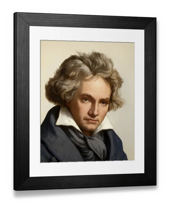 Framed Print : Ludwig van Beethoven, 1770 -1827