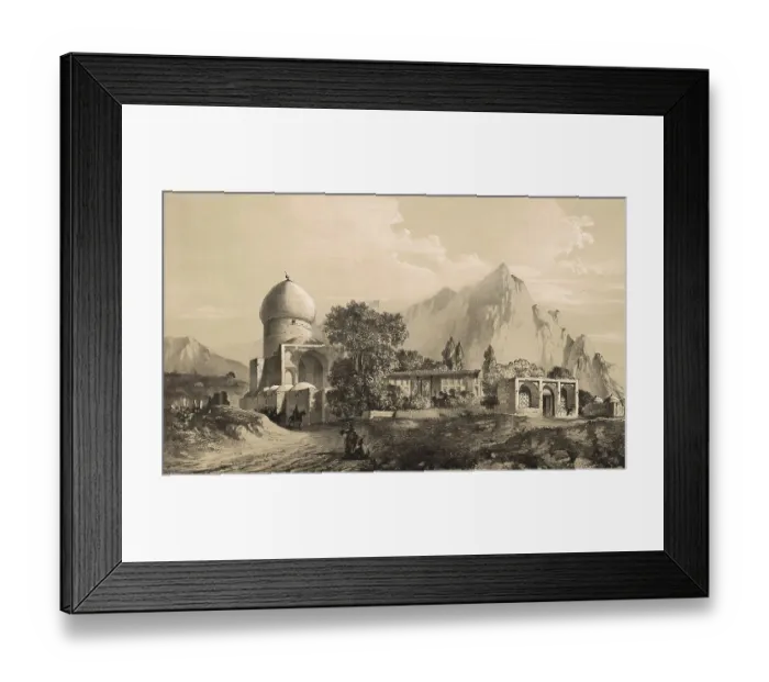 Framed Print : Imamzadeh A Koumichah, also Imamzadeh-ye Koumichah