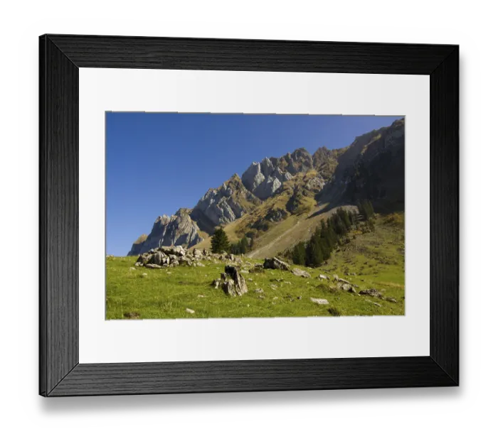 Framed Print : View from the hiking trail near the Schwagalp pass View from the hiking trail near the Schwgalp pass Framed Print : View from the hiking trail near the Schwagalp pass View from the hiking trail near the Schwgalp pass