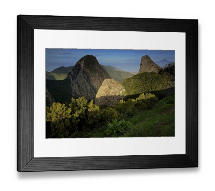 Framed Print : Canary Islands, La Gomera, Mirador de los Roques