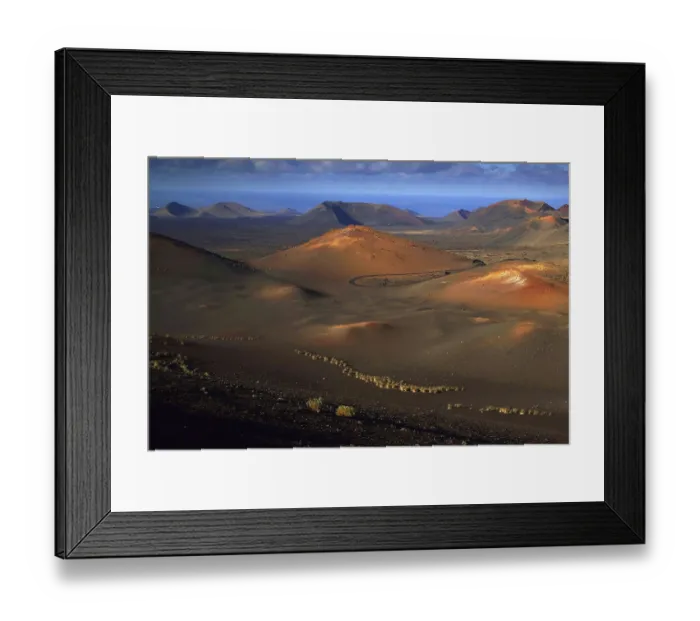 Framed Print : Canary Islands, Lanzarote, Timanfaya National Park