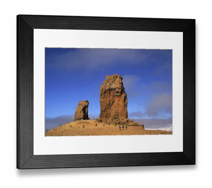 Framed Print : Canary Islands, Gran Canaria, Roque Nublo