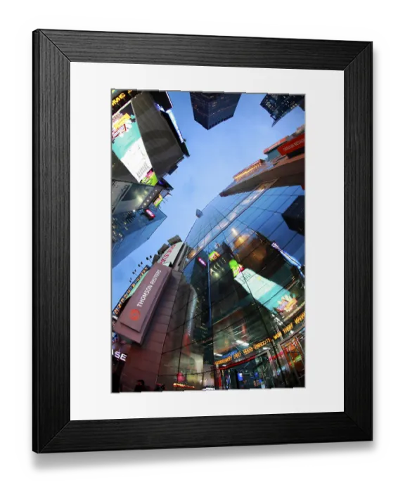 Framed Print : NEW YORK CITY - OCT 9: Times Square