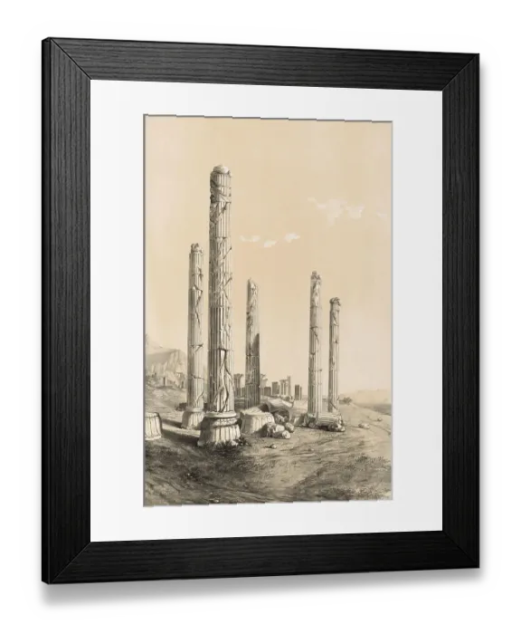 Framed Print : Ruins of Persepolis, Iran, authentic