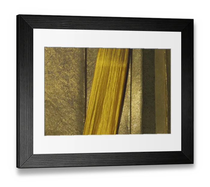 Framed Print : Tunic decorated with glass mosaics and 24-carat gold standing Budda