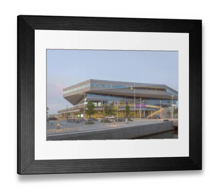 Framed Print : Dokk1 Library and Services at Aarhus Harbour Framed Print : Dokk1 Library and Services at Aarhus Harbour