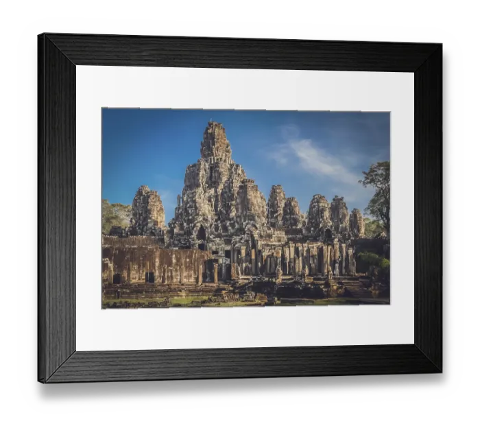 Framed Print : Bayon Temple in the Angkor complex in Cambodia Framed Print : Bayon Temple in the Angkor complex in Cambodia