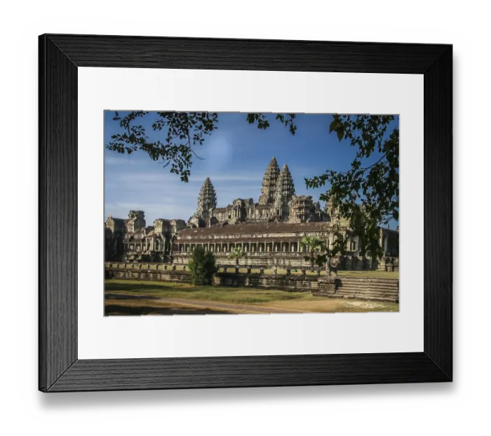 Framed Print : Angkor Wat temple near Siem Reap in Cambodia