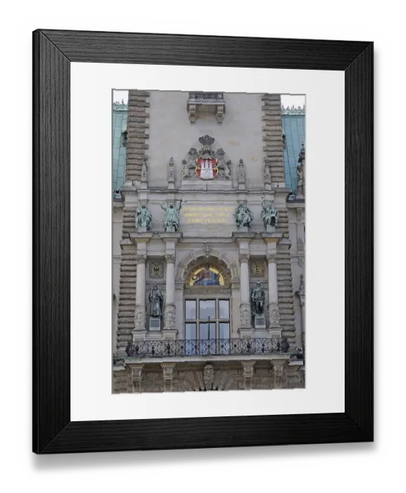 Framed Print : Town Hall, Hamburg, Hanseatic City