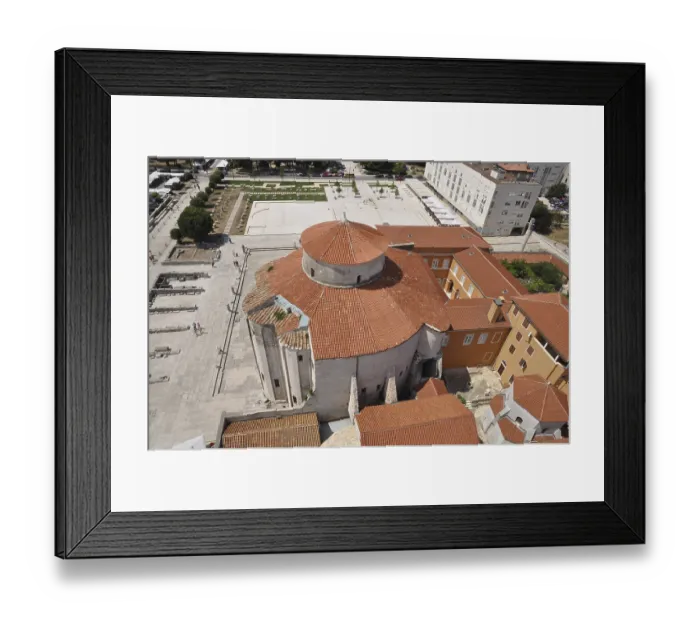 Framed Print : Donatus Church, Zadar, Dalmatia