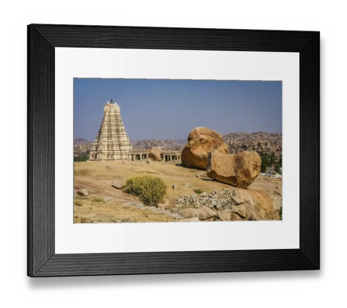 Framed Print : Impressive Virupaksha temple in Hampi Framed Print : Impressive Virupaksha temple in Hampi