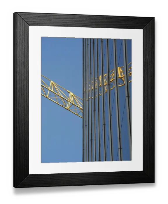 Framed Print : Construction site, construction industry Framed Print : Construction site, construction industry