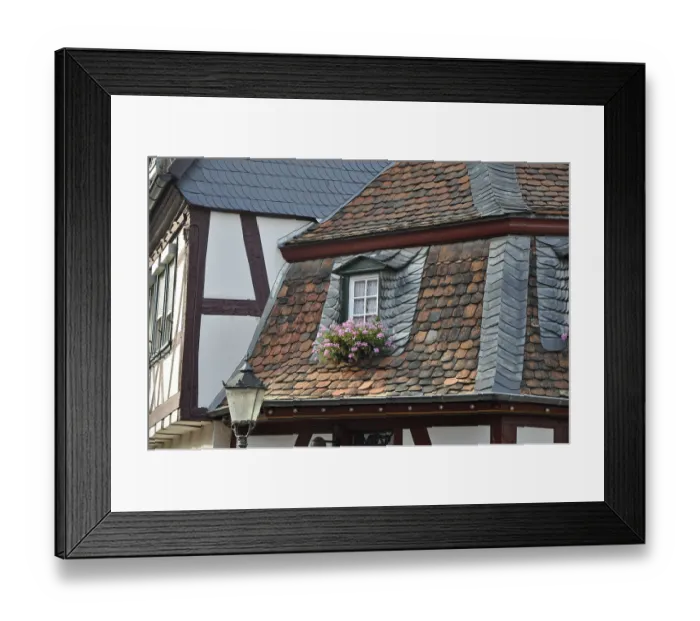 Framed Print : Seligenstadt, Hesse, old town, house
