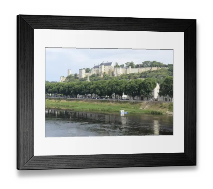 Framed Print : France, Chinon, castle, fortress