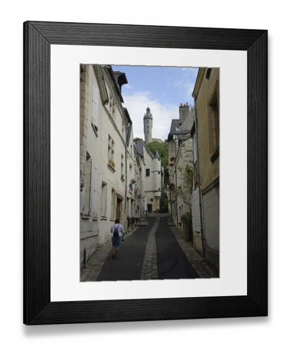 Framed Print : France, Chinon, castle, fortress