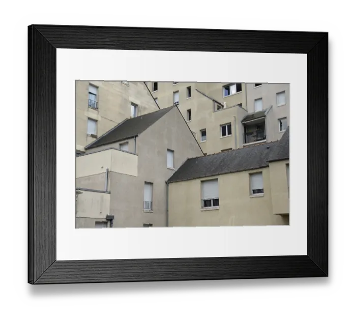 Framed Print : France, Saumur, house, houses, facade Framed Print : France, Saumur, house, houses, facade