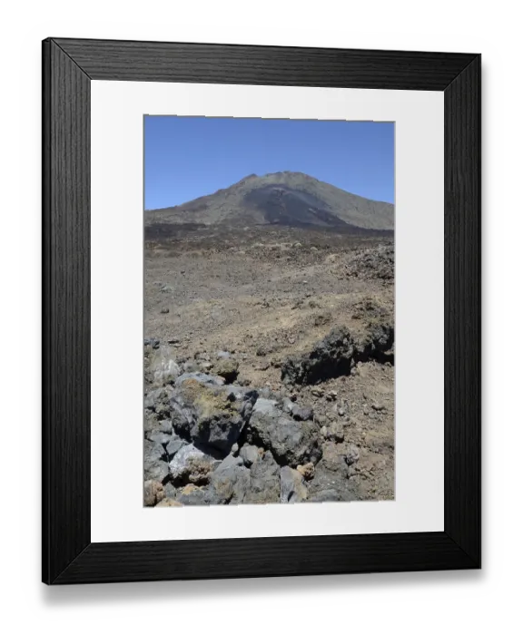 Framed Print : Pico viejo, mountain, volcano, volcanism