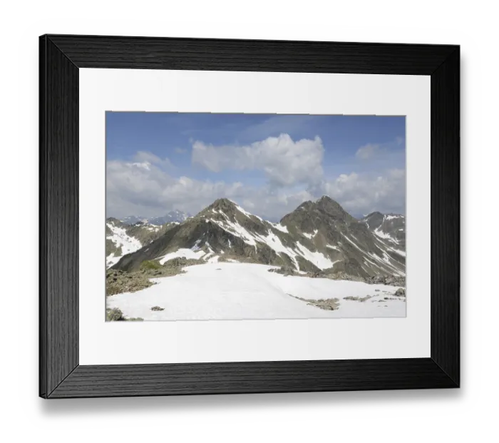 Framed Print : Kubelgrubenkopf, Rotpleiskopf