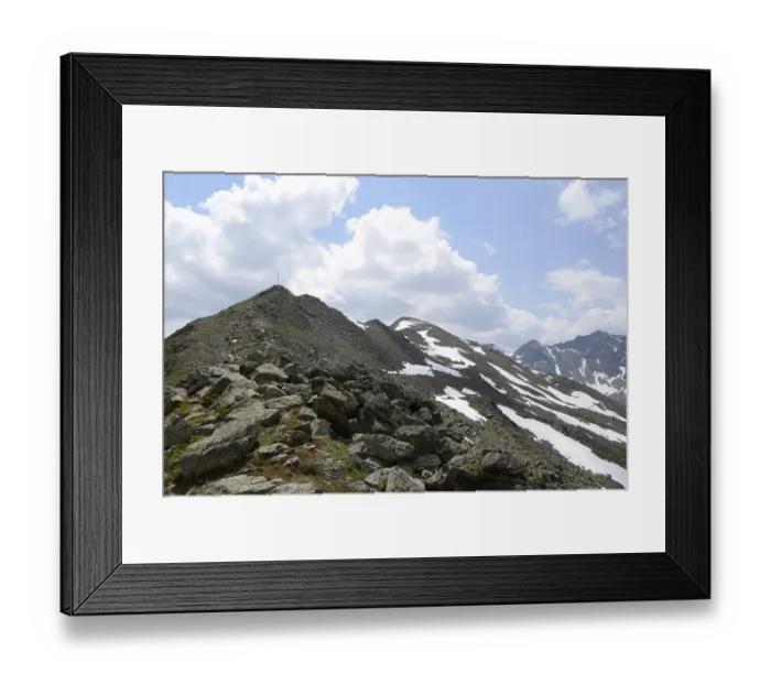 Framed Print : Oberer Sattelkopf, Samnaun Group