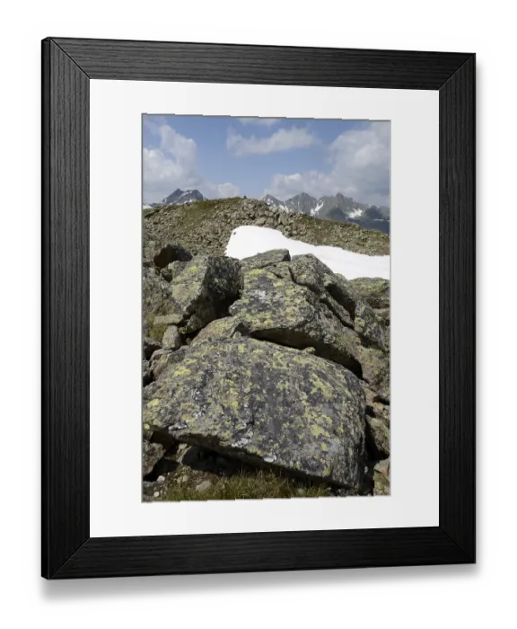 Framed Print : Oberer Sattelkopf, Samnaun Group