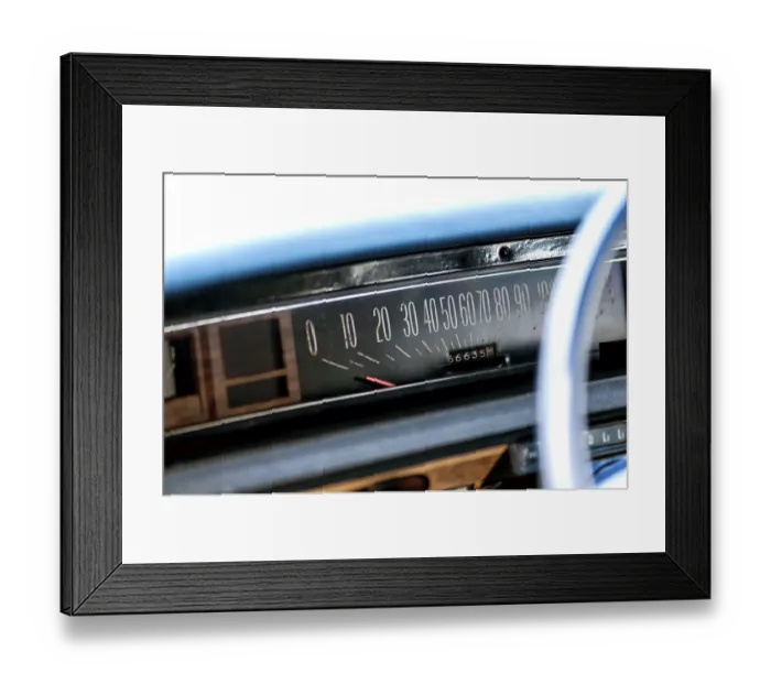 Framed Print : Old vintage car meter with rust Framed Print : Old vintage car meter with rust