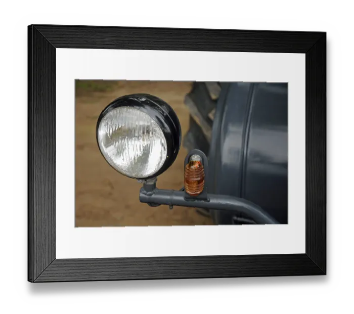 Framed Print : Headlights, lights, technology