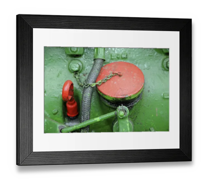 Framed Print : Detail, vintage car, old, veteran