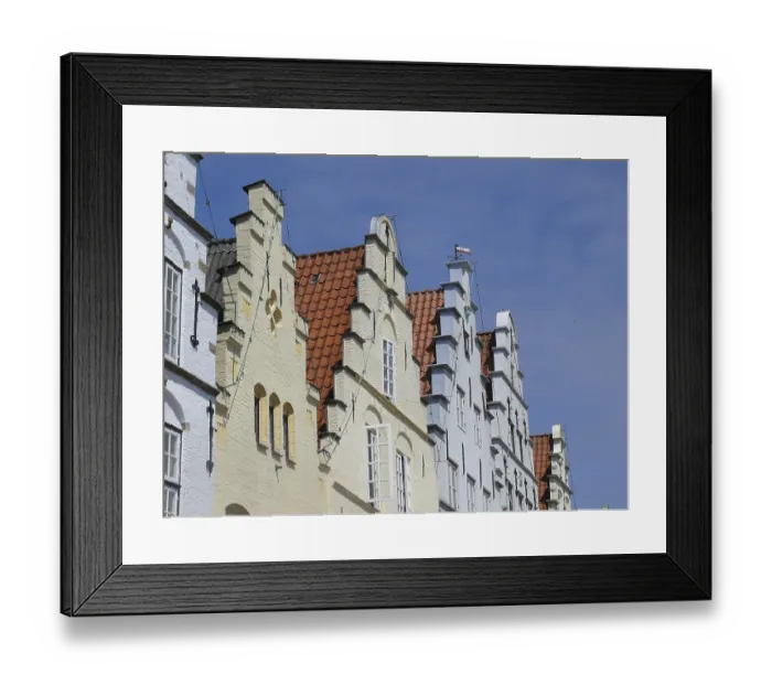 Framed Print : Houses, marketplace, Friedrichstadt Framed Print : Houses, marketplace, Friedrichstadt