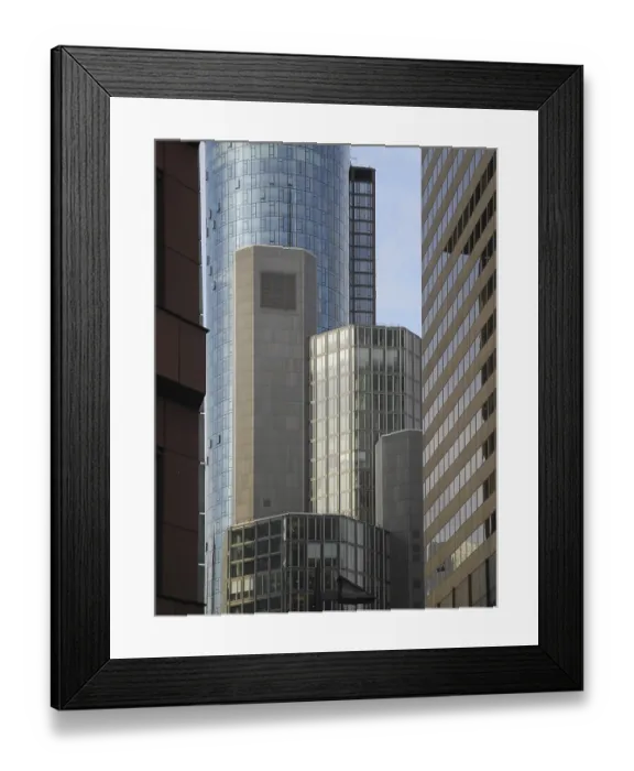 Framed Print : High-rise building, Frankfurt, skyscrapers