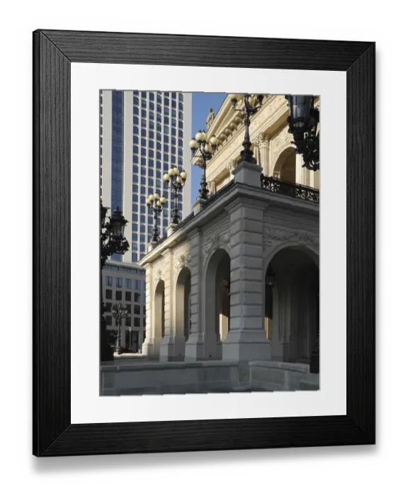 Framed Print : Entrance, entrance area, Alte Oper Framed Print : Entrance, entrance area, Alte Oper